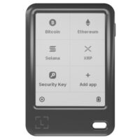Ledger Nano Gen5 crypto hardware wallet with E Ink touchscreen